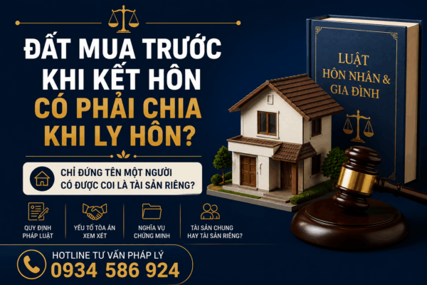 đất mua trước kết hôn