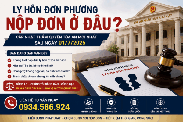 Ly hôn đơn phương nộp đơn ở đâu?